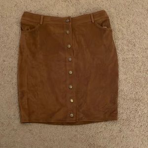 Brown skirt